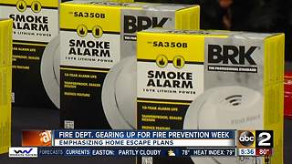 Baltimore City getting ready for Fire Prevention Week