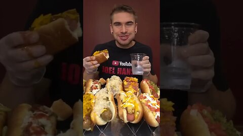 UNDEFEATED 10LB HOT DOG CHALLENGE | GLIZZY GOBBLER #foodchallenge #foodshorts #eating #hotdog #short