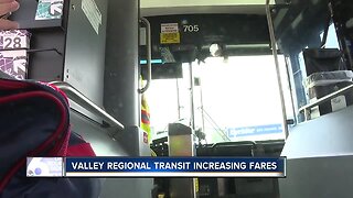 Valley Regional Transit increasing fares, riders question timeliness