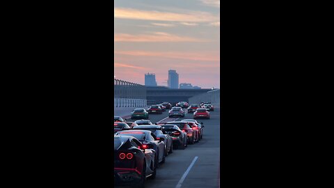 Super Cars Traffic in DUBAI