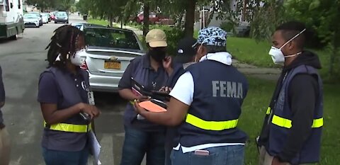 FEMA surveys damage left behind from June flooding in metro Detroit