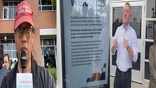Concerned parents gathered at DDSB headquarters to voice their concerns