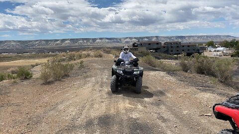 Off road ATV mountains in Wyoming