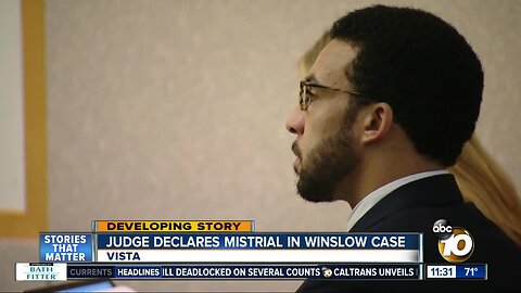 Jury deadlocked on remaining charges in Winslow trial, mistrial declared