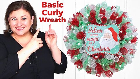 How To Make A Deco Mesh Ruffle Wreath