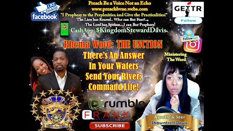 THE UNCTION There's an Answer In Your Waters Kingdom Conduits-Send Forth Your Rivers