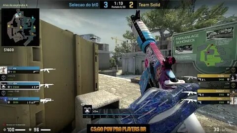 CSGO POV SELECAO DO BT vsm (32/14) vs Team Solid @ RedZone PRO League CS:GO - S5 2023