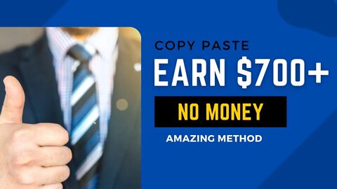 Copy Paste To Earn Money, Earn $700+ Without Any Work, Affiliate Marketing, Free Traffic, ClickBank