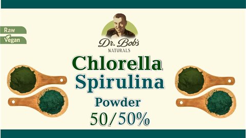 Spirulina Chlorella Powder Combined (50/50%)