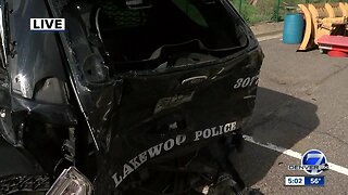 Lakewood police: Officer making DUI arrest rear-ended, injured by another drunk driver