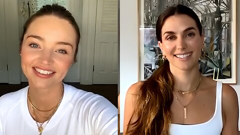 Join Miranda Kerr and Melissa Wood for a Fun Workout Session featuring the Froggy Pose! 🐸