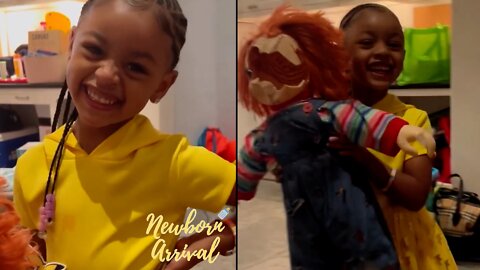 Cardi B's Daughter Kulture Explains Why She Removed Chucky's Face! 😱