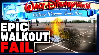 Disney Walkout Fails Spectacularly! Only ONE Employee Walked Out In Florida!