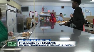Cleveland Hill School District will have free school breakfast and lunch for all students