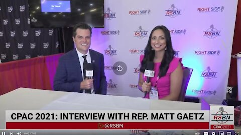 LIVE: CPAC 2021 (Day 2) In Texas Matt Gaetz INTERVIEW (7/10/2021)