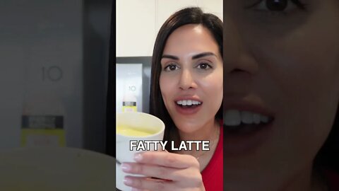What I Drink On Carnivore Diet Fatty Latte #shorts