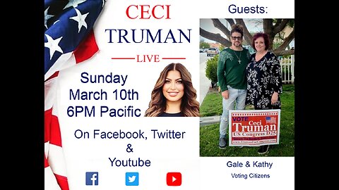 3-10-2024 Ceci Truman Live with guests Gail and Kathy Chester