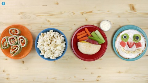 4 easy and healthy snacks children can make