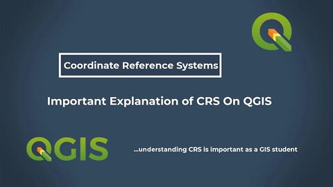 The need to understand Coordinate Reference System /CRS as a GIS Student #crs #coordinate #gis #qgis
