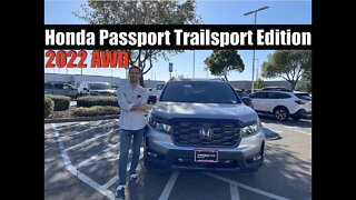 2022 Honda Passport AWD TrailSport Edition review - off-road SUV