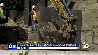 Jimmy Durante Blvd. re-opens ahead of schedule