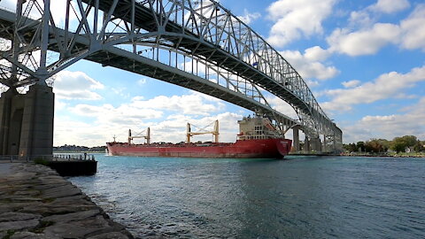 Federal Rahr 660ft 200m Bulk Carrier Cargo Ship In Great Lakes