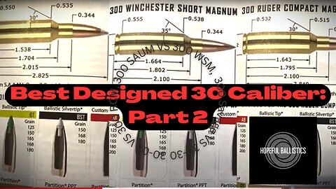 What is the best designed 30 caliber rifle cartridge? Part 2