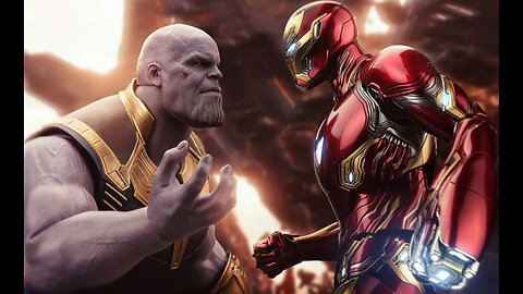 AVENGERS INFINITY WAR Iron Man Vs Thanos Fight Scene 4K