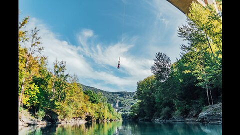 Bungee jumping from the most beautiful bridge in Europe & Soca fun park