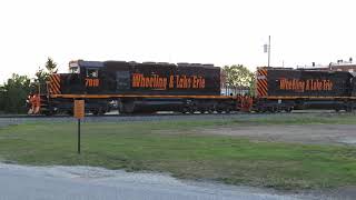 Wheeling & Lake Erie Tank Train From Creston, Ohio August 15, 2020