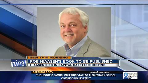 Novel by Capital Gazette victim to be published