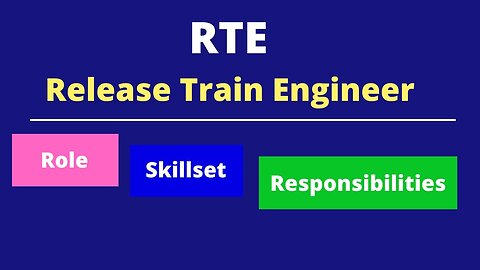 Release Train Engineer Role | Scaled Agile Release Train Engineer | RTE roles and responsibilities