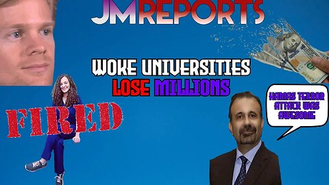 Woke universities LOSE $500M after woke professors DEFEND Hamas terror attack culture is shifting!