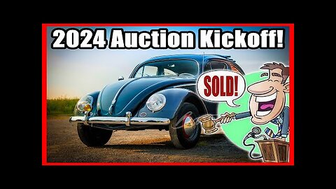 It's HERE! The Classic Car Auction Kickoff for 2024 in Scottsdale AZ