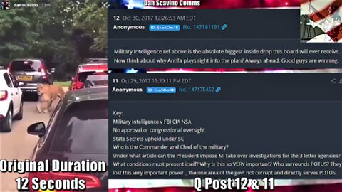 Dan Scavino Q Comms - Durham, Military Intelligence, HRC, Trump is the CANNON, SC Firing-Squad Executions, "HELP IS ON THE WAY"