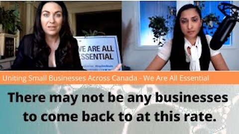 Uniting Small Businesses Across Canada - We Are All Essential