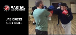 Cross jab sparring drill