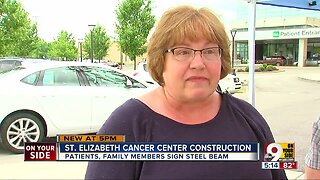 Patients, family members leave their mark on new St. Elizabeth Cancer Center