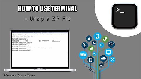 How to UNZIP a .zip File using Terminal on a Mac - Basic Tutorial | New