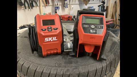 Skil vs Milwaukee 12V inflator review