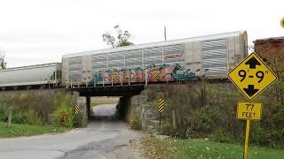 CSX Q560 Manifest Mixed Freight Train from Bascom, Ohio October 11, 2020
