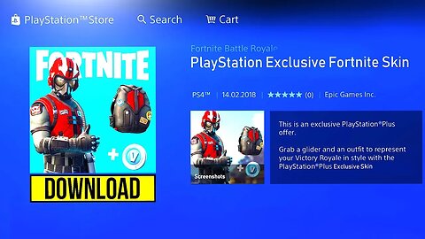 Download Fortnite PS4 Playstation Store