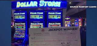 Lucky jackpot hit at Rampart Casino