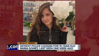 Detroit police searching for missing 15-year-old girl last seen on June 22