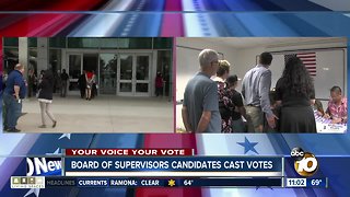 Board of Supervisors candidates cast votes in 2018 Election