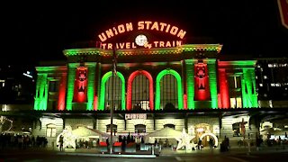 Grand Illumination at Union Station sees reduced crowds as Denver tightens restrictions