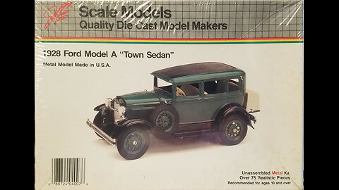 01 1928 Ford Model A - Die Cast Model Part 01