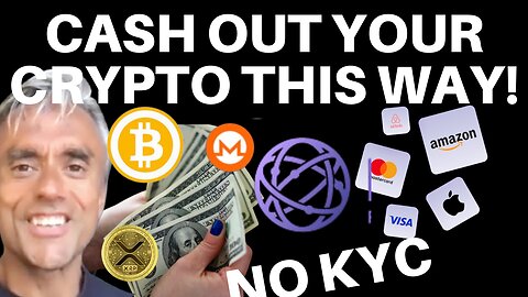 BITCOIN TO DOLLARS THIS WAY! HOW TO CASH OUT YOUR CRYPTO WITH NO KYC!