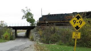 CSX Q369 Manifest Mixed Freight Train from Bascom, Ohio October 11, 2020