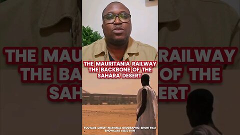 This railway goes through the SAHARA Desert #shorts #reaction #shortswithcamilla #sahara #mauritania